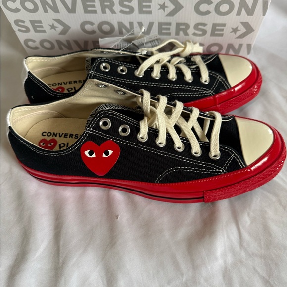 NWT Converse Commes Des Garçon low tops US9 - Picture 5 of 7